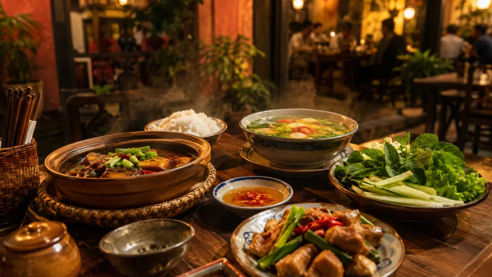 Bàn nướng đông khách tại Brao Hải